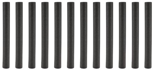 Qusedwey 12 Fundas de Espuma para Poste de Trampolín, Reemplazo de Acolchado de Trampolín, Fundas Protectoras para Trampolín, Tubo de Espuma Negro