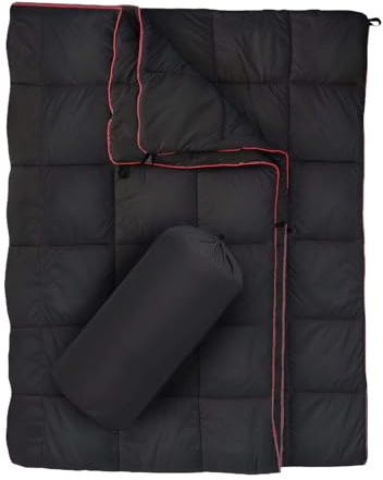 Outdoor-Decke, wasserdicht, leicht, wasserdicht, winddicht, tragbare Steppdecke, Outdoor-Reisedecke – für Reisen, Camping, kalte Winter, Picknick, Wetter, , Sommer, Wandern, Hängematte, Herbst