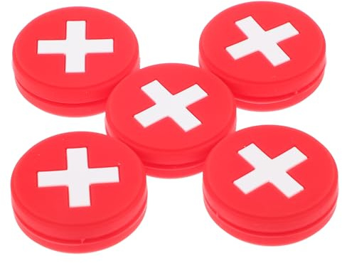 Mikinona Smorzatore di Vibrazioni in Silicone per Racchette da Tennis 5 Pezzi Piccoli Ammortizzatori Antivibranti Leggeri Accessori Tennis per Riduzione Vibrazioni e Stabilità Durante