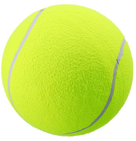ROMISBABA Aufblasbarer Riesenballspielzeug aus Gummi Großer Tennisball für Hunde Leicht und Robust zur Unterhaltung zu Hause