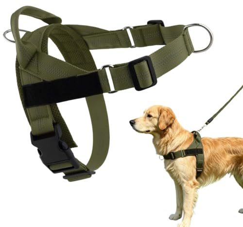 No Pull Dog Harness, No Pull Pet Walking Vest With Secure Buckle Design | Breathable Mesh, Front Chest Leash Attachment For Training. Ideal For Medium Large Dogs, Daily Walking, Travel.