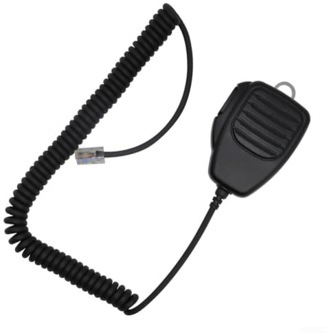 HM-118N talmikrofon för ICOM IC-207H IC-208H – 8-stifts handmikrofon med högtalare och brusreducering för radio