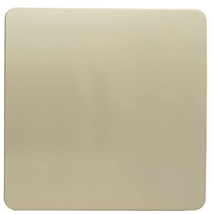 Trendi Artistic Modern Glossy Tactile Single Blanking Plate Gold ART-BLKGO