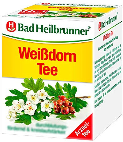 BAD HEILBRUNNER Weißdorn Tee Filterbeutel 1er Pack