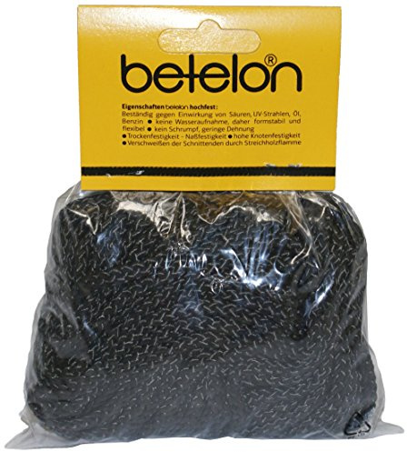 Usacord Betelon PPM Seil, 3 mm, 8-er Geflecht, 30 m, schwarz, 110530300303