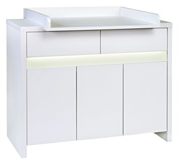 Schardt Wickelkommode mit Wickelaufsatz Planet White