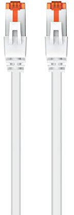 Ewent Cavo Ethernet di Rete Patch Cat 6 S/FTP, Trasmissione Fino a 1Gigabit, AWG 27/7, Doppia Schermatura, 2 Connettori RJ45. Ideale per Trasmissione Fibra Ottica con regi Gigabit/LAN, 10m