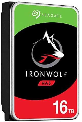 Seagate IronWolf 16TB SATA III 3,5 Zoll Festplatte - 7200 U/min, 256 MB Cache
