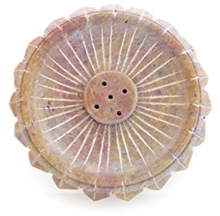 Fumaga - Räucherstäbchenhalter „Lapana“ aus Speckstein, Ø ca. 10,5 cm