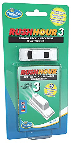 ThinkFun - 76452 - Rush Hour 3 - Erweiterungsset für das original Rush Hour. Add-on für noch mehr Spielspaß für Jungen und Mädchen ab 8 Jahren