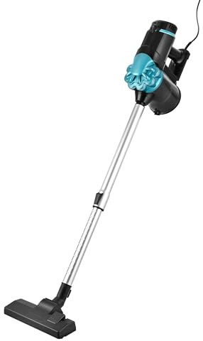 Kalorik TKG HVC 1002 2in1 Hand-Stielstaubsauger 0,8 Liter, 79db Saugkraft 600W, Schwarz/Blau