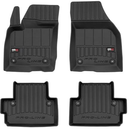 OMAC Gummi Fußmatten kompatibel mit Volvo C30 2006-2013 Premium TPE 3D Automatten 4tlg