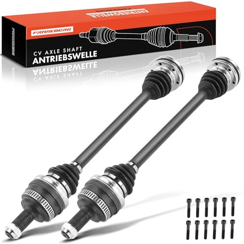 Frankberg 2x Antriebswelle Achswelle Hinterachse Links Rechts | Kompatibel mit 3er E36 316-320 3er E46 316-320 3er Cabriolet E36 318 320 3er Cabriolet E46 318 320 Replace# 33211227032