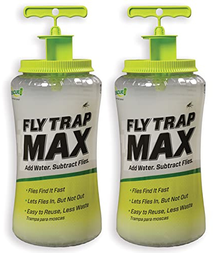 RESCUE! Fly Trap Max – Extra Large Reusable Outdoor Fly Trap - 2 Traps