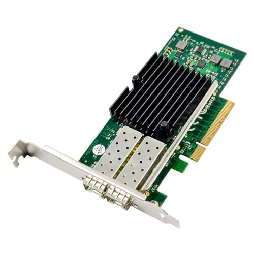 LevelOne GNC-0202, 10-Gigabit-Glasfaser-PCIe-Netzwerkkarte, 2 x 10GbE SFP+-Steckplätze