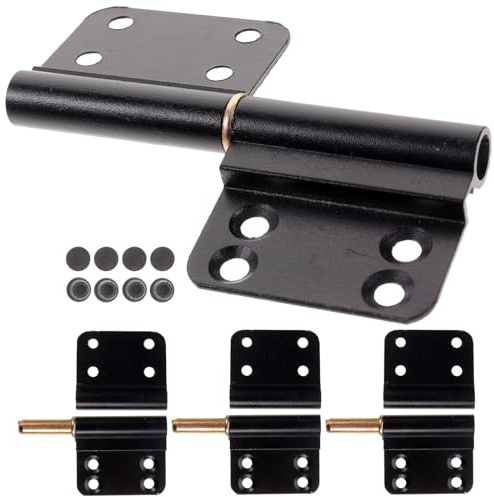Mikikit 4 Pz Cerniere Per Porte in Legno Resistenti - Cerniere Pesanti Per Porte Interne Ed Esterni, Include Viti Per Installazione