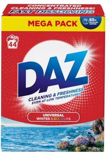 Daz Washing Powder for Whites & Colours 44 Washes 2.2kg