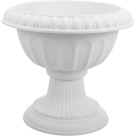 INOOMP 4stücke Römische Säulen Blumentöpfe Vintage Hochzeitsdekoration Für Garten Und Eingang Robustes Kunststoffdesign Höhe Kreative Pflanzgefäße