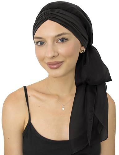 CAPLORD Chemo Headwrap for Women Turban Headwear for Cancer Patients Skull Cap Hair Loss Cover Lightweight Head Covering Hat