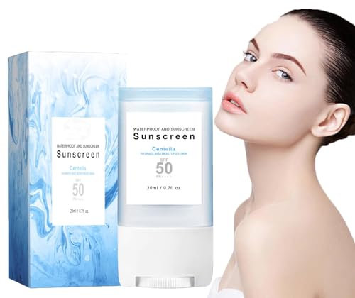Stick Solaire SPF50,Lotion Solaire Visage & Corps Sun Secure,Crème Solaire Hydratante pour le Visage,Très Haute Protection,Apaise,Nourrit,Cadeau de la Fête des Mères (1PCS)