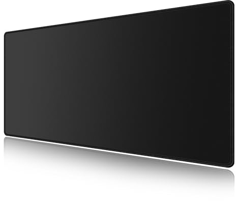 LL-COEUR XXL Schwarz Mauspad Gaming Mouse Mat Laptops Schreibtischunterlage Desk Pad (1100 x 550 x 3 mm)