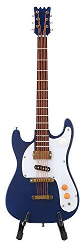 Modello in miniatura per chitarra basso Modello mini chitarra Ornamenti per display per mini accessori per sala musica Modello decorazione domestica