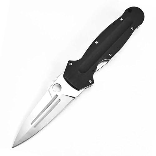 Joa Kleine Handliches Werkzeug Stahl Messer Rutschfest schwarz Survival Tragbare Camping Outdoor Messer Edc multi Jagdmesser Taschenmesser Klappmesser tanto G10 pocket folding knife