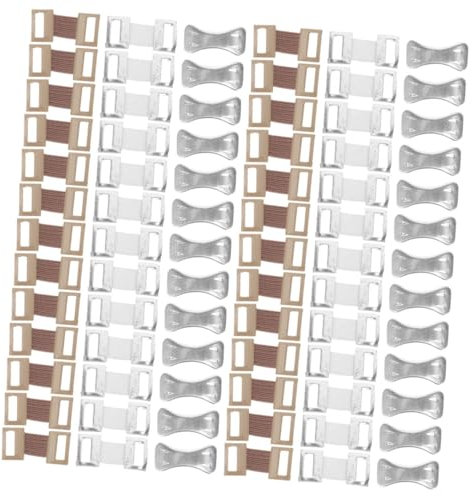 NULYLU Wiederverwendbare Verbandclips Aluminium Verbandschließen Klein mit Elastischem Gummizug Kompakter Verbandfixierer für Elastische Erste Hilfe Alltag