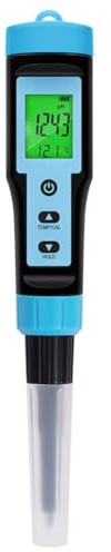 Epdpekc per Alimenti 0,00-14,00PH Tester PH Ad Alta Precisione per Temperatura, Sensore, Analizzatore di Acidità per Acqua di Pasta di Formaggio, Inscatolamento di Carne.