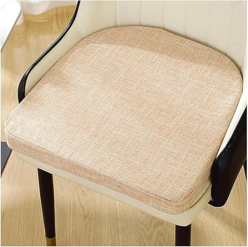 SDNAM 2/4/6er Set Sitzpolster Stuhl 45x45 Stuhlkissen U-förmiges Sitzkissen Indoor Outdoor Anti-Rutsch Kissen für Drinnen und Draußen, Garten, Küche, Café, Esszimmer(#4,45 * 45cm(4pcs))
