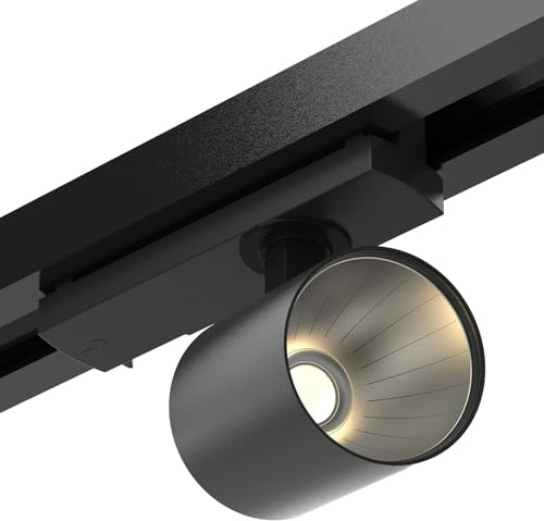 LED Schienenstrahler BBBL 3000K Pure White 30W sehr effizient 4650 Lumen 3 Phasen 4 Draht moderne Geschäftsbeleuchtung Shops Supermärkte drehbar schwenkbar Stromschienenlicht Deckenleuchte GlowPro