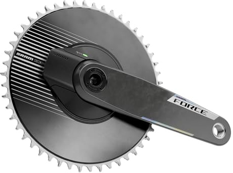 SRAM Force 1 AXS Power Meter Kurbelgarnitur - 165mm, 12-Speed, 50t Aero PM Kettenzug, 8-Bolt Direct Mount, Dub Spindel,
