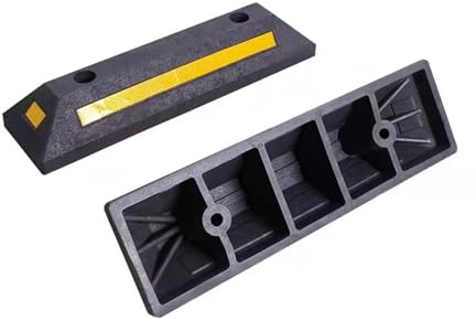 Butée de stationnement pour garage, Cale de pneu véhicule 55 x 15 9 cm
