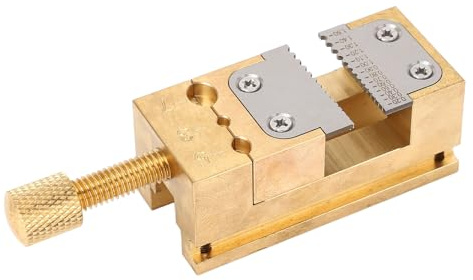 Badafaci Outil de Réparation de Montre à Domicile, Pince D'étau, Pince D'étau de Roue de Tube de Pointeur, pour Fixation de Bureau
