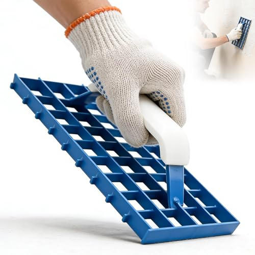 Gitterrabot - Tagliere abrasivo professionale, 283 x 146 mm, in acciaio, strumento da parete, raschietto per intonaco, resistente per lavori di carta da parati