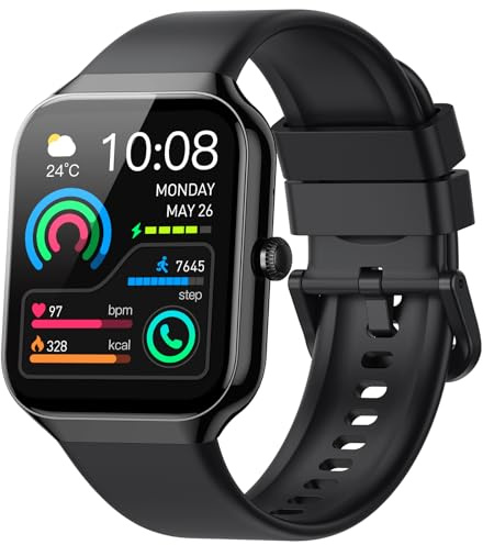 Jugeman 113+Sportmodi Smartwatch Herren Pulsuhr Schrittzähler Uhr Damen