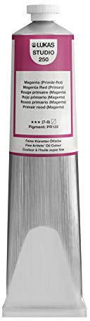LUKAS STUDIO OIL 200 ml, Ölfarbe in Premium-Qualität, Farbton Magenta (Primär-Rot)