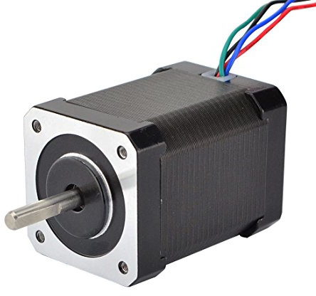 STEPPERONLINE Nema 17 Schrittmotor 1.8deg 65Ncm 2.1A 42x60mm 4 Drähte | Bipolar, für 3D DRUCKER/ CNC