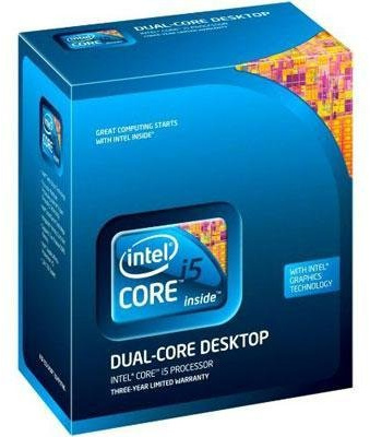 INTEL Core I 5-660 3330 mhz/4 MB Cache/LGA 1156 Socket LGA (frequenza CPU 733 mhz) Desktop CPU confezione