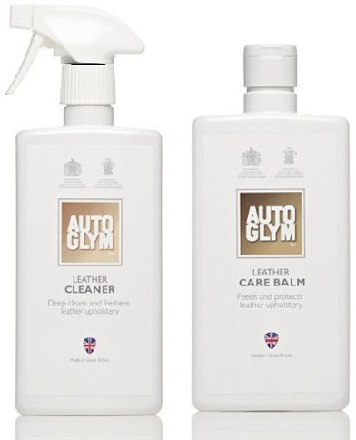 Autoglym Leather Cleaner & Conditioner Complete Care Kit **COMES COMPLETE WITH 2x MICROFIBRE CLEANING TOWELS & 2x APPLICATOR PADS**