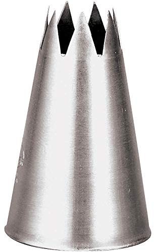 Paderno 47208-10 Set 6 Pezzi Bocchette Foro a Stella, Acciaio Inox