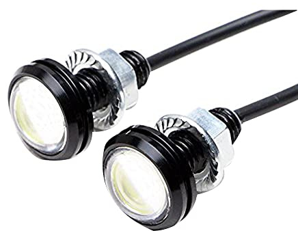 Luci LED “Eagle Eye” ad alta potenza, da 3 W, con vite, per auto e moto, adatte come luci di retromarcia, luci LED di marcia diurna, luci di posizione