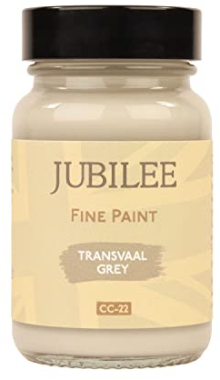 Guild Lane Jubilee Furniture Paint – Upcycle & Transform Wood, Metal & Glass – Soft Sheen Finish for Indoor & Outdoor – Durable & Easy to Apply Multi-Surface Paint (Transvaal Grey, 60ml)