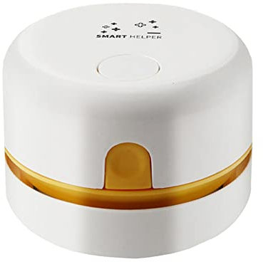 Mini aspirateur portable sans fil, chargement USB, aspirateur de bureau, table, nettoyeur de poussière rechargeable pour ordinateur portable, PC, clavier, bureau et maison (blanc)