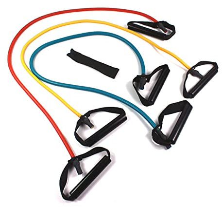 Toddmomy Outdoor Trainingsbänder Widerstandsbänder Mit Griff Aus Naturmaterial Elastisches Übungszugseil Für Yoga Pilates Krafttraining Fitnessstudio Und Outdoor