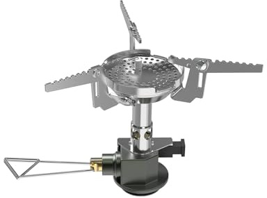 Fire-Maple Greenpeak 2 Estufa para Senderismo y Camping con Válvula Micro-Regulada, Equipo de Cocina Ultra-Ligero y Compacto a Propano para Senderismo, Trekking, Caza y Uso de Emergencia