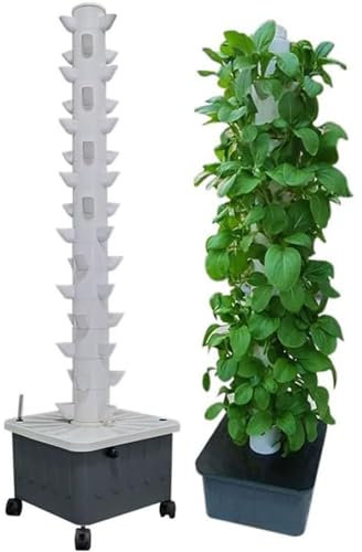 PTSZNGS Hydroponic system, hydroponic tower indoor cultivation system, 45-hole vertical hydroponic tower，hydroponic growing kits & systems