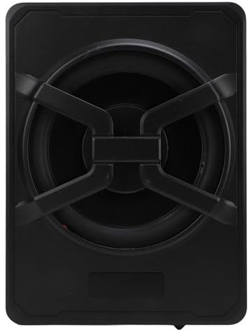 Subwoofer Automobile, Subwoofer Actif à 10 Pouces de la sensibilité à l'entrée Réglable de 800W (Blue)