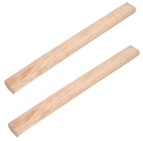 Holibanna 2 pièces Poignée de Hache Bois Lot de Manches de Rechange pour Outils Extérieurs Finition Lisse pour Coupe de Bois et Camping