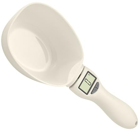 ZUNOXAZ Cucchiaio Dosatore Elettronico Digitale Portatile 800g Display Lcd per Cucina e Alimenti Animali, Strumento di Misurazione Preciso e Multifunzione per Ricette e Porzioni